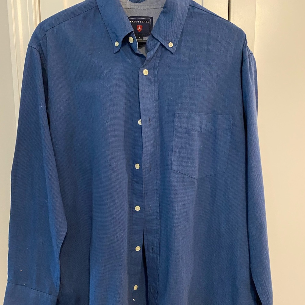 Saddlebred Men’s shirt, long sleeves, size M